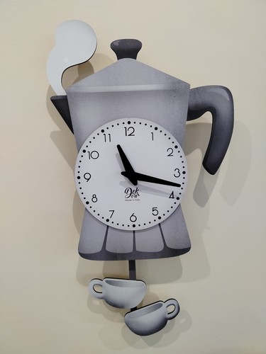 Moka caffè orologio con - caffè,