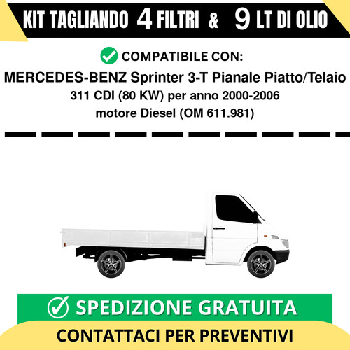 Tagliando per mercedes benz - tagliando,