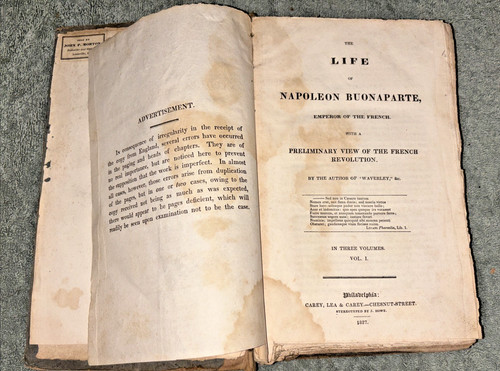 Antique 1827 book the - antique,
