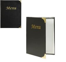 PORTA MENU'  RISTORANTE BASIC SECURIT VARI COLORI A4 A5 CARTA VINI PORTACONTO