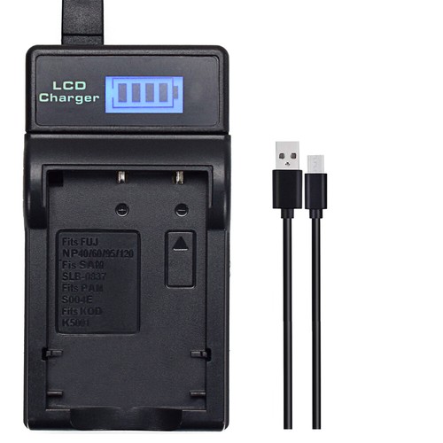 Caricabatteria lcd per - np-95,