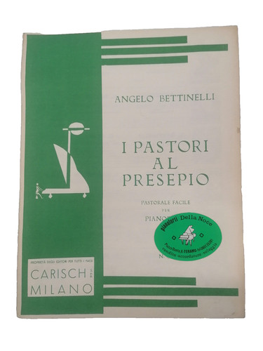 Pastori presepio spartito - pastori, al
