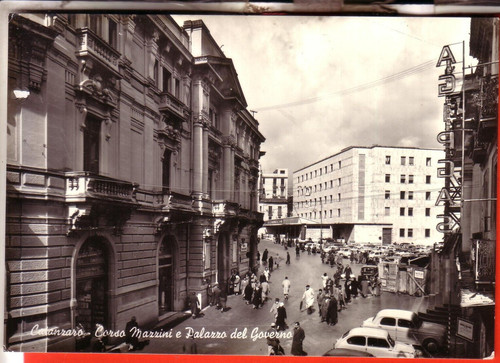 Cartolina catanzaro b n - ,