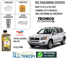 KIT TAGLIANDO 4 FILTRI OLIO