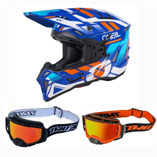 Casco cross oneal combo - combo, con