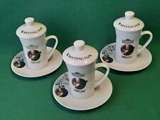 LOTTO 3 TAZZE TAZZA + PIATTO INFUSIERA WHITTINGTON ERACLEA DECORATE. BP51