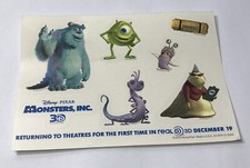 Adesivi Monsters Inc 3D Disney