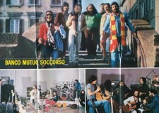 POSTER BILATERALE BANCO MUTUO SOCCORSO MUSICA ANNI 80  CM. 44X60