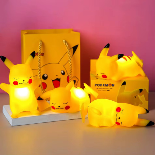 Lampada notte pokemon pikachu - lampada,