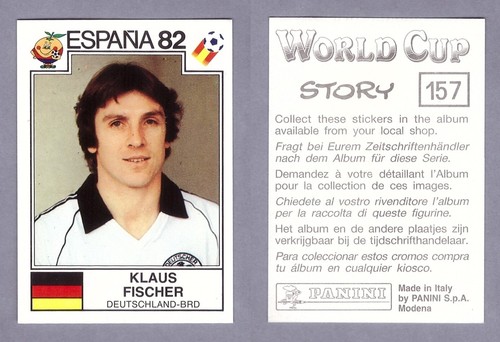 Klaus fischer figurine - klaus, panini