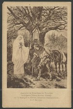 santino antico postale de la