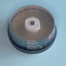 Memorex LightScribe DVD+R 20Pk 4,7 GB 16x 120 min registrabile NUOVO SIGILLATO
