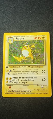 Raichu 102 holo - raichu, ed1