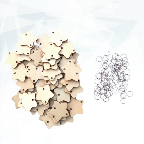 100pcs stella legno pezzo - ,
