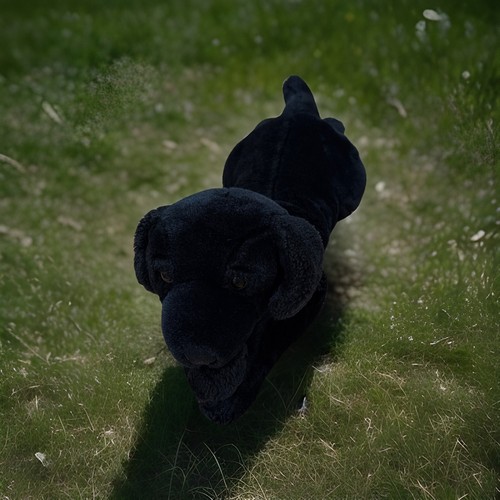 Peluche realistico black - realistico,