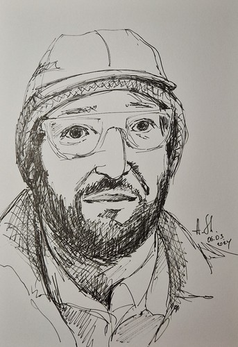Disegno inchiostro originale