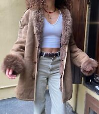 elegante original shearling (montone) cappotto donna marca simon raphael 