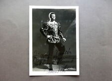 Autografo Mario Petri Fotografia Baritono Basso Don Giovanni Villani 1953 Lirica