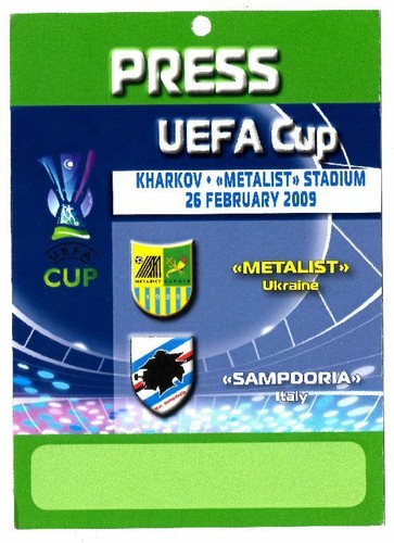 Biglietto metalist kharkov - biglietto,