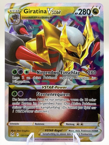 Carta pokemon giratina vstar - pokemon,