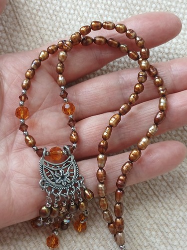 Collana perle acqua dolce - collana,