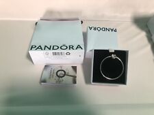 Pandora Bracciale Rigido con Chiusura a Doppio Cuore argento 925 nuovo misura 19