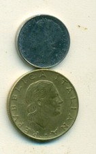 2 DIFFERENT COINS from ITALY -
