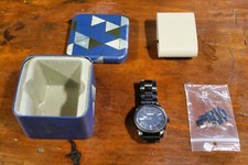 Orologio Uomo Usato Economico Automatico | Nero e Blu | Elegante | Fossil