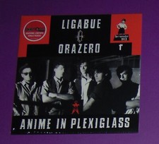 LIGABUE. ORAZERO. ANIME IN PLEXIGLASS. RARO 7" VINILE 45 GIRI ROSSO SIGILLATO !