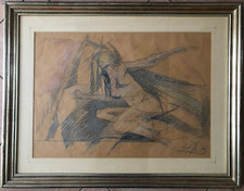 Giovane donna nuda Tecnica