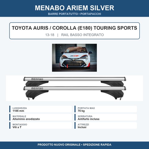 Barre portatutto toyota auris - barre,