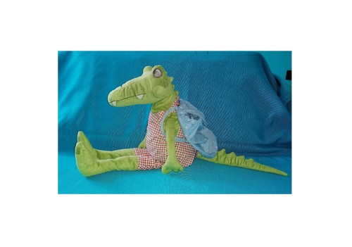 Peluche coccodrillo con
