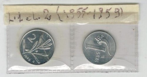 Lotto monete italia 1 - 2,