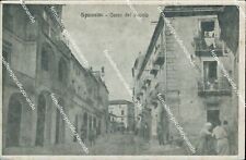 az570 cartolina sparanise corso del popolo provincia di caserta
