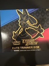 Pokémon TCG Corona Zenith Elite Trainer Box ETB VUOTO con accessori, senza confezioni