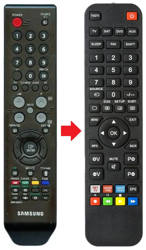 Telecomando adatto per samsung - telecomando,