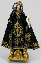 Madonna Addolorata Pieta' Statua Vestita a manichino cm 60