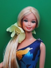 Barbie superstar  vintage Tropical 1985  RARA  repaint   ( solo Europa).