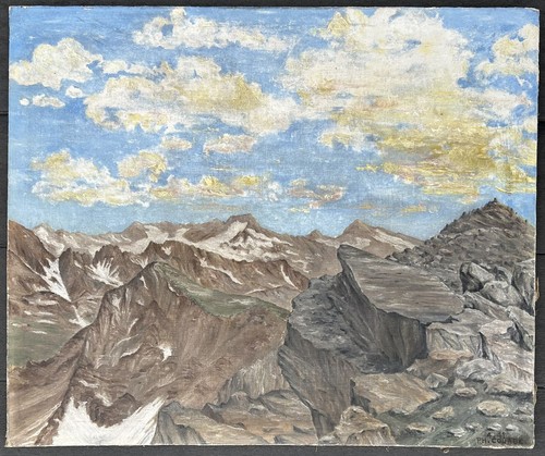 Quadro antico olio - quadro,