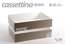 CASSETTINA BIANCA IN LEGNO