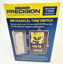 Interruttore temporizzatore meccanico di precisione CD104 24 ore nuovo con scatola