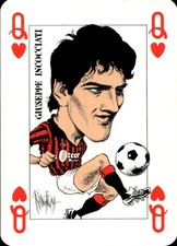 Card Milan Giuseppe Incocciati carta da Gioco