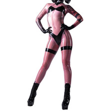 Body donna trasparente lattice