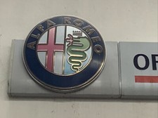 OFFICIAL  PLATES ALFA ROMEO  SERVICE - Insegna Luminosa Originale