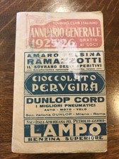 TOURING CLUB ITALIANO ANNUARIO