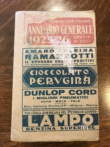 Touring club italiano annuario - italiano,