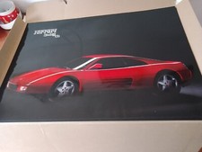 FERRARI 348 TB . OFFICIAL POSTER FERRARI  - ARBE MODENA 591/90