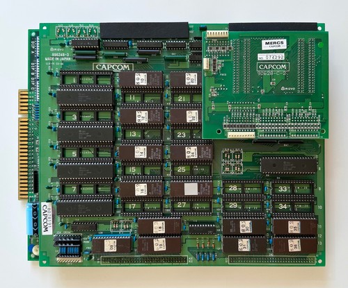 Capcom originale mercs - originale:, pcb