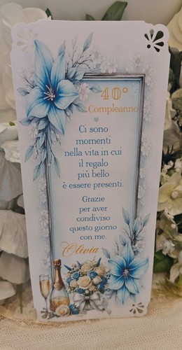 Segnaposto compleanno adulti