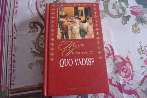 Libro quo vadis romanzo - libro,